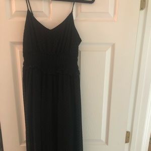 Black maxi dress